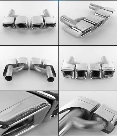 Embout d'Échappement Mercedes Classe E W212 W204 - packshot studio - Becquet Voiture