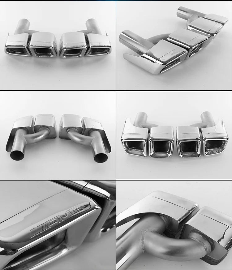 Embout d'Échappement Mercedes Classe E W212 W204 - packshot studio - Becquet Voiture