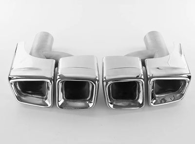 Embout d'Échappement Mercedes Classe E W212 W204 - vue de profil - Becquet Voiture