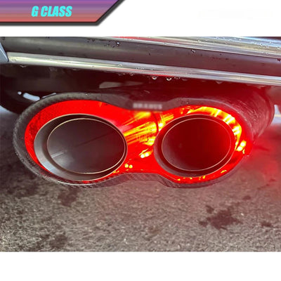 Embout d'Échappement Mercedes Classe G W463 AMG - installé sur véhicule - Becquet Voiture