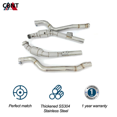 Embout d'Échappement Mercedes CLS63 - vue de profil - Becquet Voiture