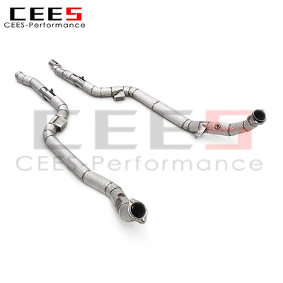 Embout d'Échappement Mercedes E63 W212 2007-2016 - installé sur véhicule - Becquet Voiture