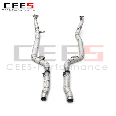 Embout d'Échappement Mercedes E63 W212 2007-2016 - vue arrière - Becquet Voiture