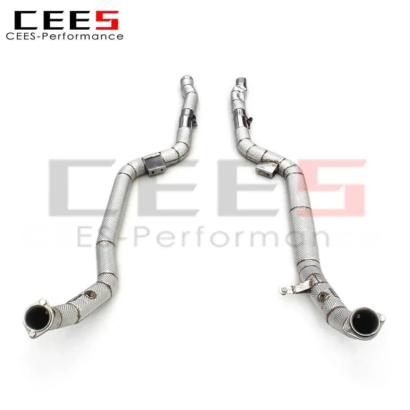 Embout d'Échappement Mercedes E63 W212 2007-2016 - vue de face - Becquet Voiture