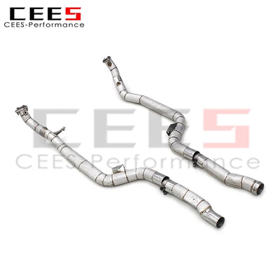 Embout d'Échappement Mercedes E63 W212 2007-2016 - vue de profil - Becquet Voiture