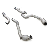 Embout d'Échappement Mercedes G63 W464 Downpipe - détail du montage - Becquet Voiture