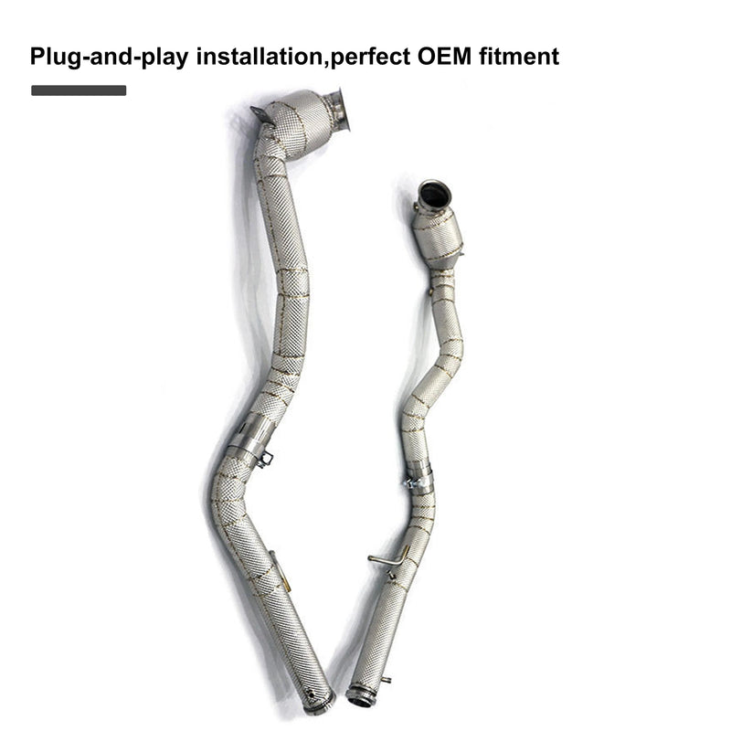 Embout d'Échappement Mercedes G63 W464 Downpipe - vue arrière - Becquet Voiture