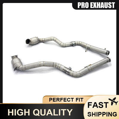 Embout d'Échappement Mercedes G63 W464 Downpipe - vue de face - Becquet Voiture
