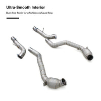 Embout d'Échappement Mercedes G63 W464 Downpipe - vue de trois-quarts - Becquet Voiture