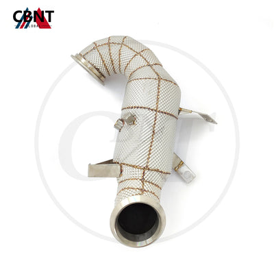 Embout d'Échappement Mercedes W177 A45S CLA45 GLA45 - vue de face - Becquet Voiture