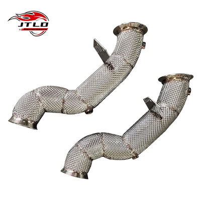 Embout d'Échappement Mercedes W205 C200 C250 C300 - installé sur véhicule - Becquet Voiture