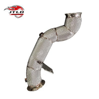 Embout d'Échappement Mercedes W205 C200 C250 C300 - vue de face - Becquet Voiture