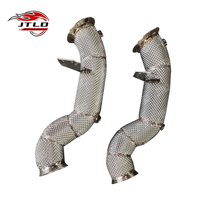 Embout d'Échappement Mercedes W205 C200 C250 C300 - vue de profil - Becquet Voiture
