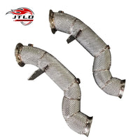 Embout d'Échappement Mercedes W205 C200 C250 C300 - vue de trois-quarts - Becquet Voiture