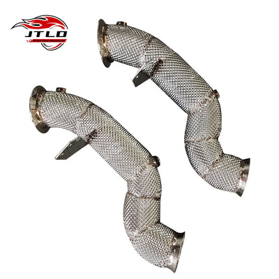 Embout d'Échappement Mercedes W205 C200 C250 C300 - vue de trois-quarts - Becquet Voiture