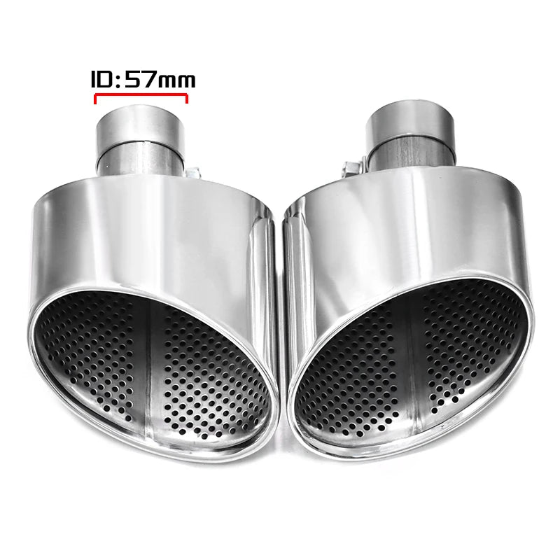 Embout d'Échappement Ovale Audi A4 A5 A6 A7 - en situation - Becquet Voiture