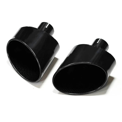 Embout d'Échappement Ovale Audi A4 A5 A6 A7 - vue de profil - Becquet Voiture