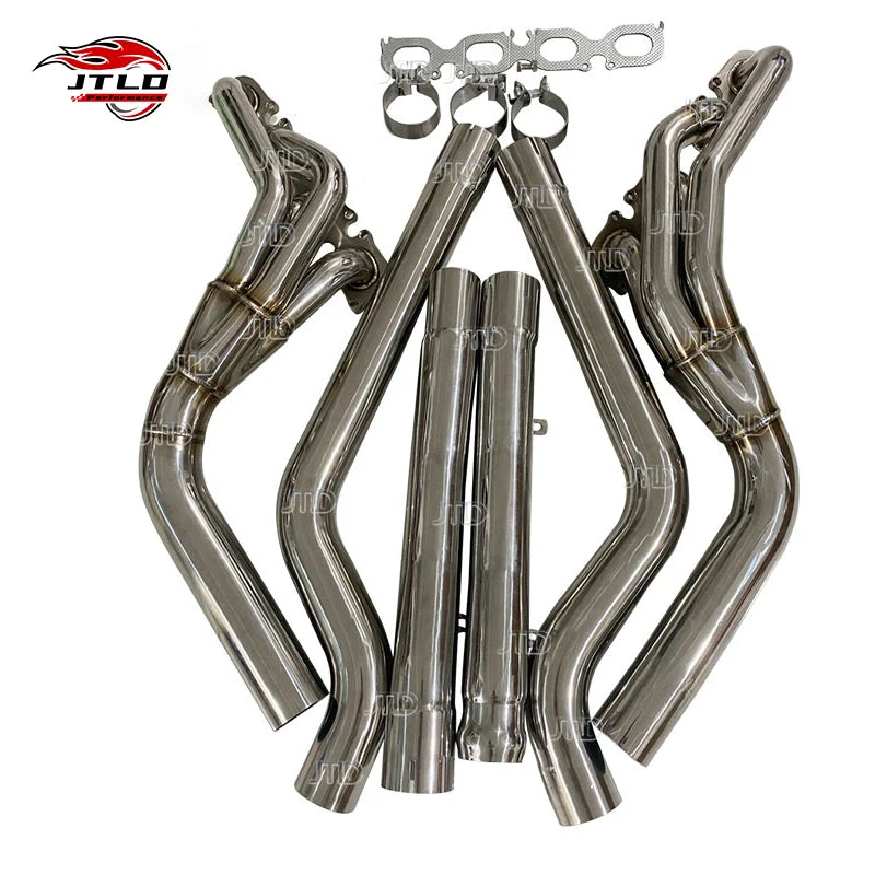 Embout d'Échappement Performance Mercedes W204 C63 - vue de face - Becquet Voiture