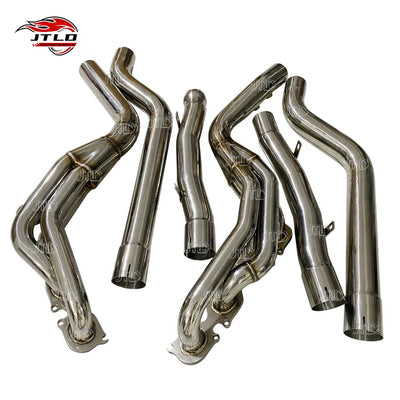 Embout d'Échappement Performance Mercedes W204 C63 - vue de profil - Becquet Voiture