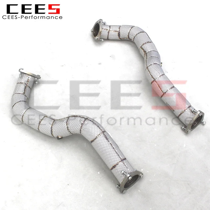 Embout d'Échappement Porsche 718 Cayman GT4 RS 2023-2024 - vue de face - Becquet Voiture