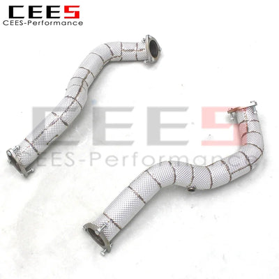 Embout d'Échappement Porsche 718 Cayman GT4 RS 2023-2024 - vue de trois-quarts - Becquet Voiture