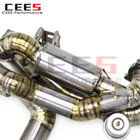 Embout d'Échappement Porsche 718 Cayman GT4 - vue de trois-quarts - Becquet Voiture