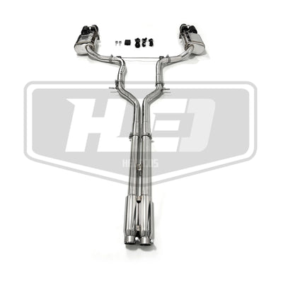 Embout d'Échappement Porsche Panamera 970 - installé sur véhicule - Becquet Voiture