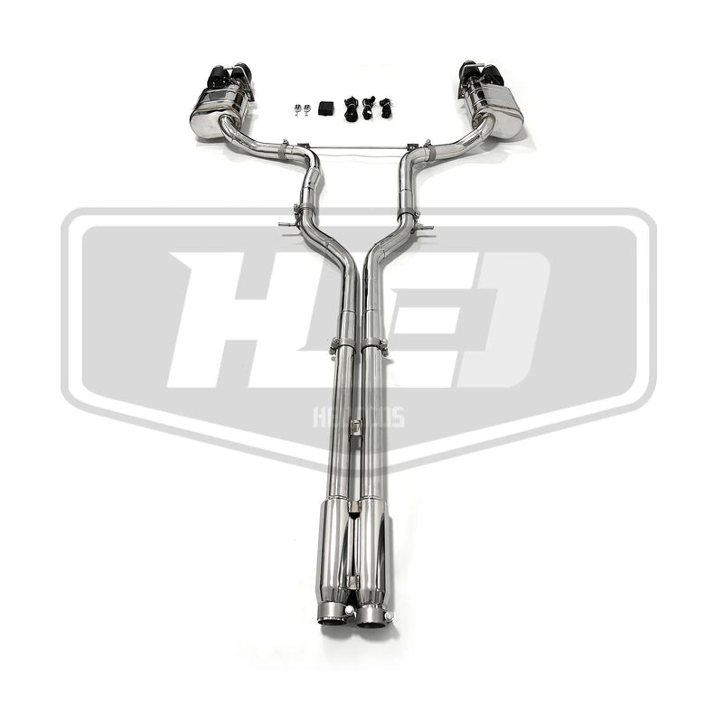 Embout d'Échappement Porsche Panamera 970 - installé sur véhicule - Becquet Voiture