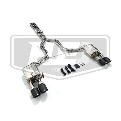 Embout d'Échappement Porsche Panamera 970 - vue de trois-quarts - Becquet Voiture