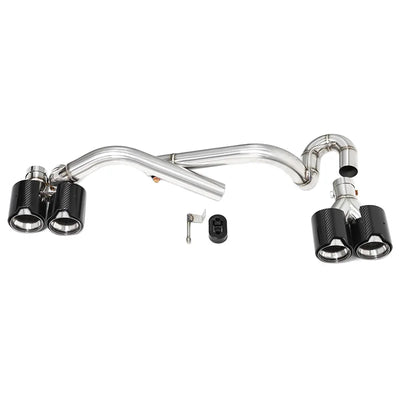 Embout d'Échappement Quadruple BMW Série 5 E60 - vue de dessus - Becquet Voiture
