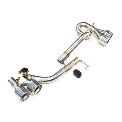 Embout d'Échappement Quadruple BMW Série 5 E60 - vue de profil - Becquet Voiture