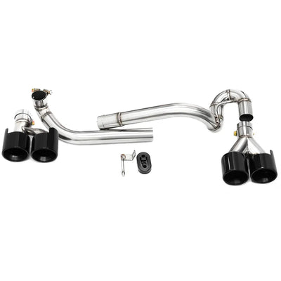 Embout d'Échappement Quadruple BMW Série 5 E60 - vue rapprochée - Becquet Voiture