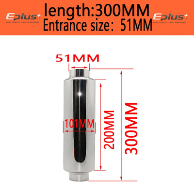 Embout d'Échappement Universel Acier Inoxydable - en situation 2 - Becquet Voiture
