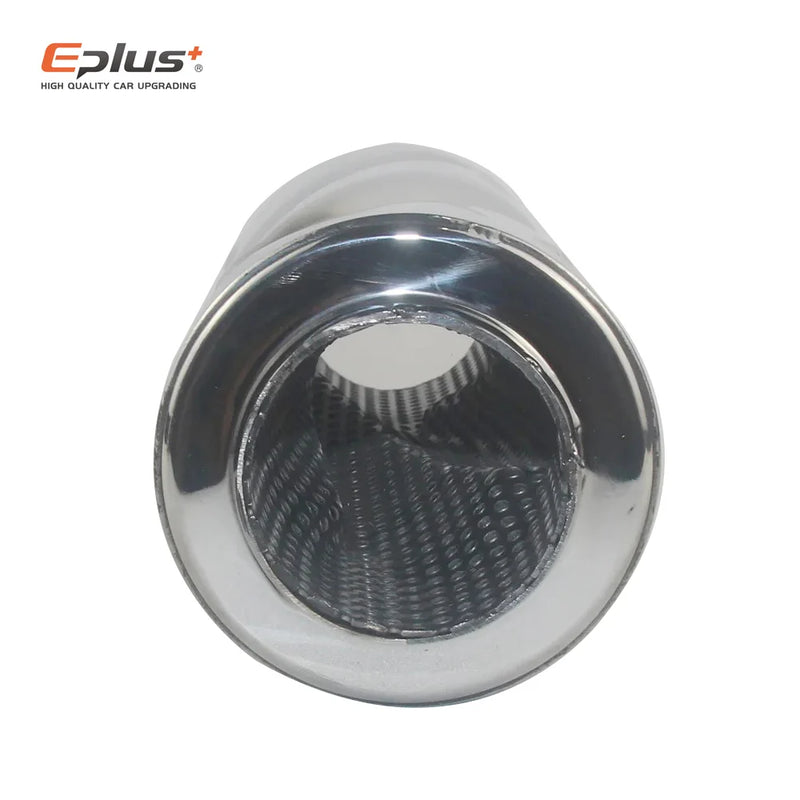 Embout d'Échappement Universel Acier Inoxydable - installé sur véhicule - Becquet Voiture