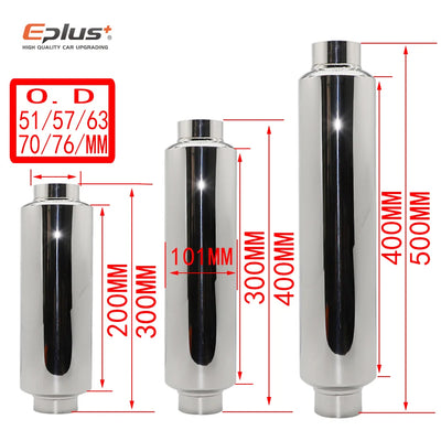 Embout d'Échappement Universel Acier Inoxydable - packshot studio - Becquet Voiture
