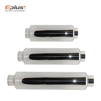Embout d'Échappement Universel Acier Inoxydable - vue de profil - Becquet Voiture