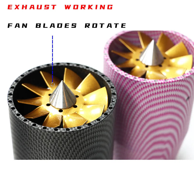Embout d'Échappement Universel Turbo BMW Mercedes Audi - packshot studio - Becquet Voiture