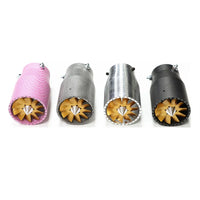 Embout d'Échappement Universel Turbo BMW Mercedes Audi - vue de profil - Becquet Voiture
