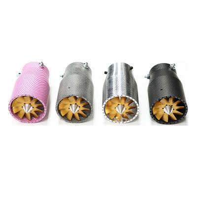 Embout d'Échappement Universel Turbo BMW Mercedes Audi - vue de profil - Becquet Voiture