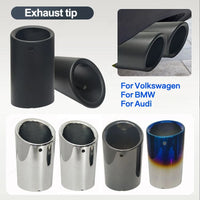 Embout d'Échappement Universel Volkswagen Golf 7 - vue de face - Becquet Voiture