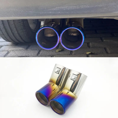 Embout d'Échappement Volkswagen Golf 4 Bora Jetta - installé sur véhicule - Becquet Voiture