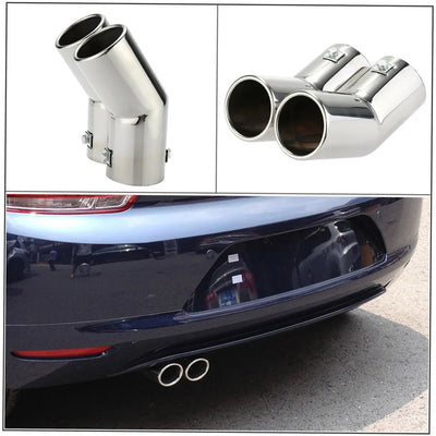 Embout d'Échappement Volkswagen Golf 4 Bora - vue de trois-quarts - Becquet Voiture