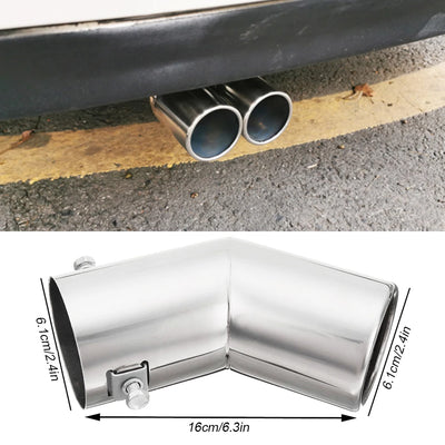 Embout d'Échappement Volkswagen Golf 4 - installé sur véhicule - Becquet Voiture