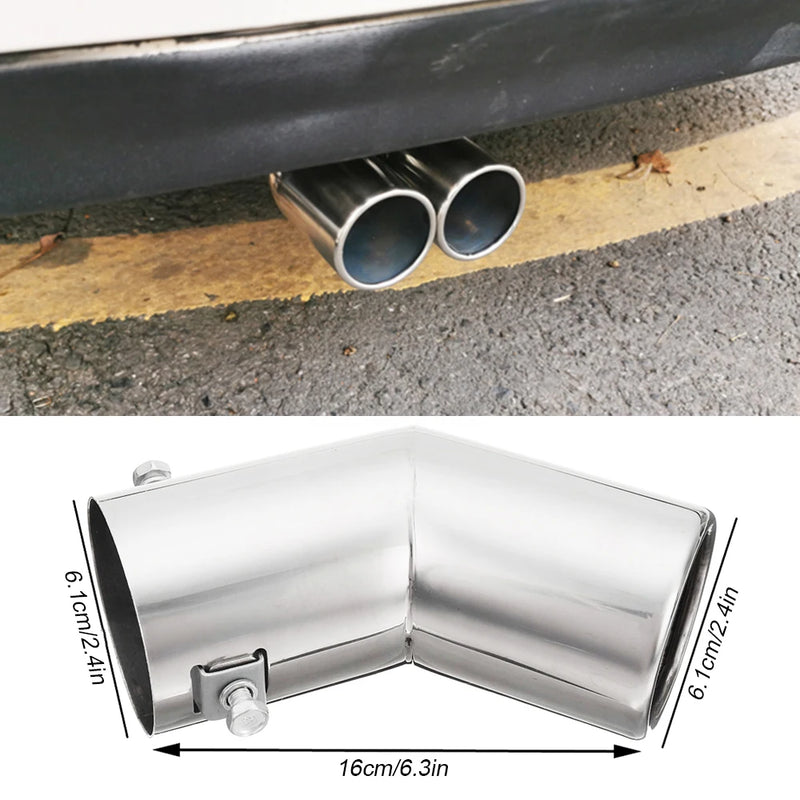 Embout d'Échappement Volkswagen Golf 4 - installé sur véhicule - Becquet Voiture