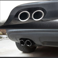 Embout d'Échappement Volkswagen Golf 6 7 - installé sur véhicule - Becquet Voiture