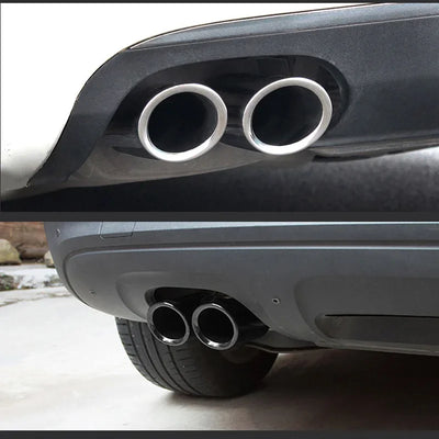 Embout d'Échappement Volkswagen Golf 6 7 - installé sur véhicule - Becquet Voiture