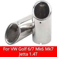 Embout d'Échappement Volkswagen Golf 6 7 - vue de face - Becquet Voiture