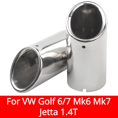 Embout d'Échappement Volkswagen Golf 6 7 - vue de face - Becquet Voiture
