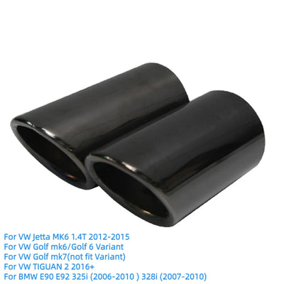 Embout d'Échappement Volkswagen Golf 6 7 - vue de profil - Becquet Voiture