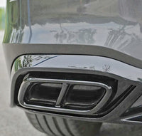 Embout échappement noir VW Golf 8 R-Line - vue de profil - Becquet Voiture